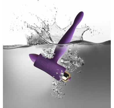 Plug analny wibrujący - Rocks-Off Petite Sensations Teazer Purple